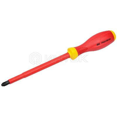 Отвертка диэлектрическая крестовая PH3х150 K3 1000В ARMA2L 3 IEK A2L3-SC30-K3-PH-30-150 купить