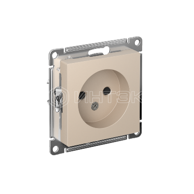 Розетка AtlasDesign 16А без заземл. защ. шторки механизм песочн. Systeme Electric ATN001249 изображение, фото