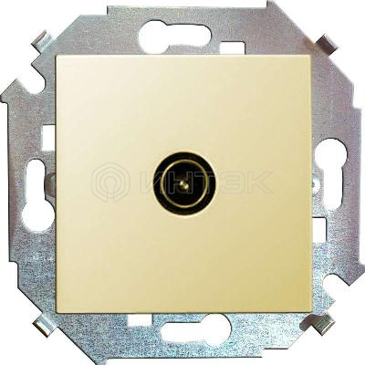 Розетка телевизионная одиночная TV СП Simon 15 винтов. зажим механизм сл. кость Simon 1591475-031 изображение, фото