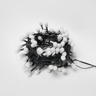 Гирлянда светодиодная ULD-S0500-100/DGA MULTI IP20 COLORBALLS-1 с контроллером «Разноцветные шарики-1» 5м разноцвет. свет провод зел. Uniel UL-00005471 изображение, фото