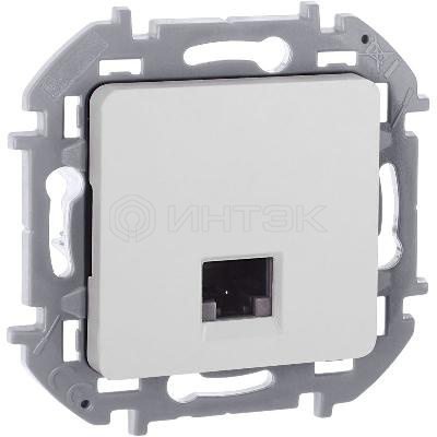 Розетка компьютерная Inspiria RJ45 кат.5E UTP бел. IEK 673825 изображение, фото