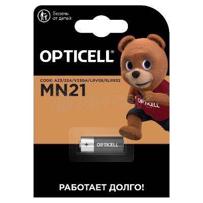 Элемент питания алкалиновый A23/MN21/8LR932 12В (блист.1шт) Specialty Opticell 5070001/6070001 изображение, фото