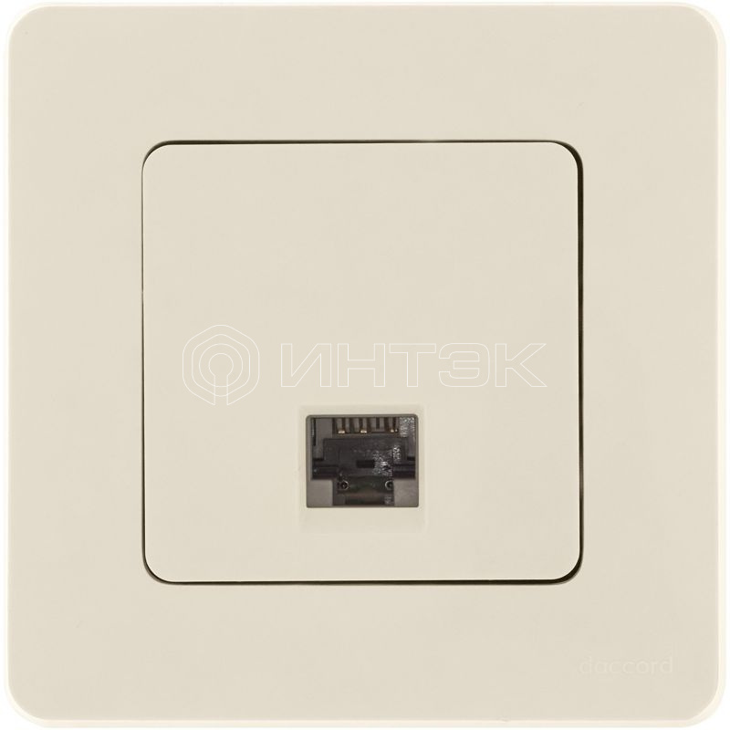 Розетка компьютерная Inspiria RJ45 кат.5E UTP сл. кость IEK 673826 изображение, фото