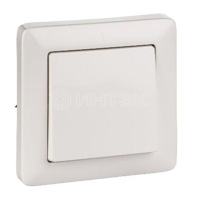 Выключатель 1-кл. СП Хит 6А IP20 250В бел.  Systeme Electric VS16-133-B изображение, фото