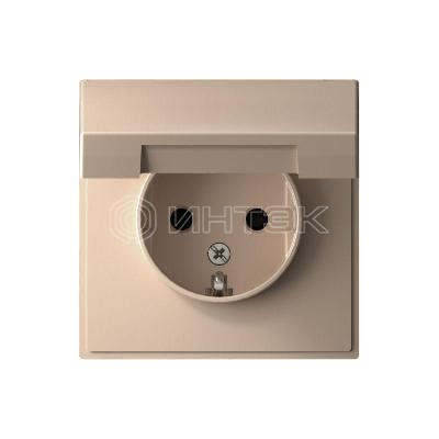 Розетка ArtGallery 16А IP20 с заземл. защ. шторки с крышкой механизм песочн.  Systeme Electric GAL001246 изображение, фото