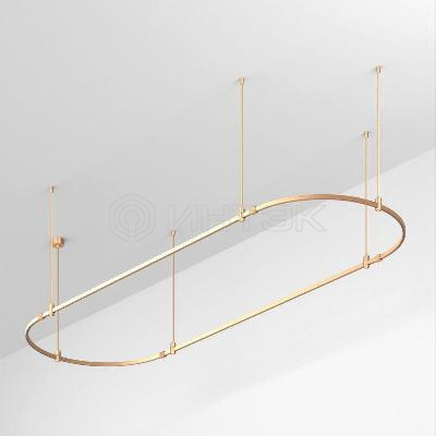 Трек ART-APRIORI-OVAL-ROD-800-3000х1000 GD IP20 метал. Arlight 048504 изображение, фото