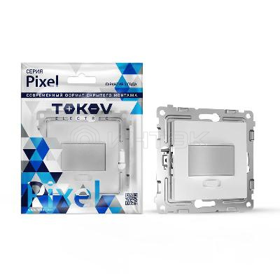 Датчик движения СП Pixel IP20 механизм бел. TOKOV ELECTRIC TKE-PX-P1IS-C01 изображение, фото