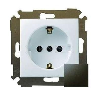 Розетка 1-м СП Simon34 16А IP20 с заземл. механизм графит Simon 34432-038 изображение, фото
