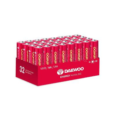 Элемент питания алкалиновый AA/LR6 1.5В Energy Alkaline 2021 Pack-32 (уп.32шт) DAEWOO 5030053 изображение, фото
