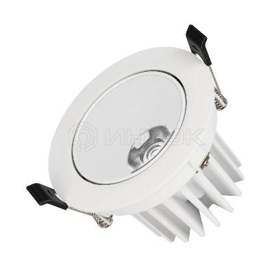 Светильник светодиодный MS-FORECAST-BUILT-TURN-R102-12W Warm3000 (WH-WH 32 deg 230В) IP20 металл Arlight 037188(1) изображение, фото