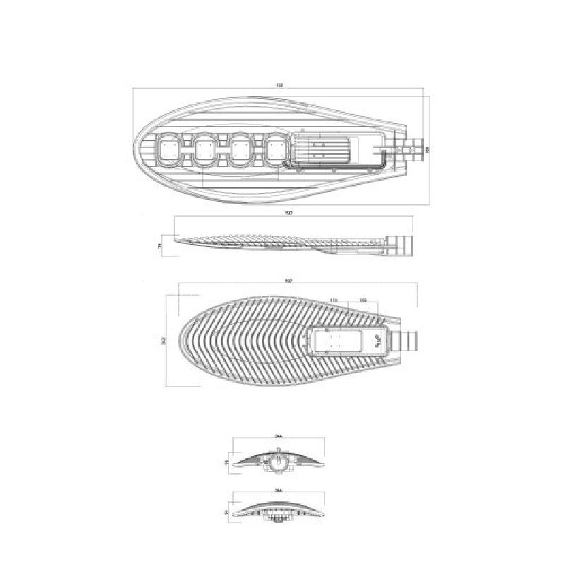 Светильник светодиодный SPP-5-200-5K-W 200Вт 5000К IP65 30000лм ДКУ уличный консольный Эра Б0043670 изображение, фото