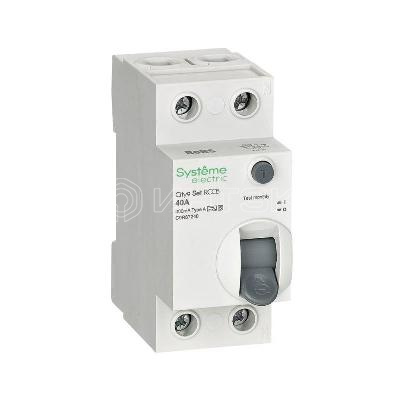 Выключатель дифференциального тока City9 Set 2п 40А 300мА A-S 230В Systeme Electric C9R87240