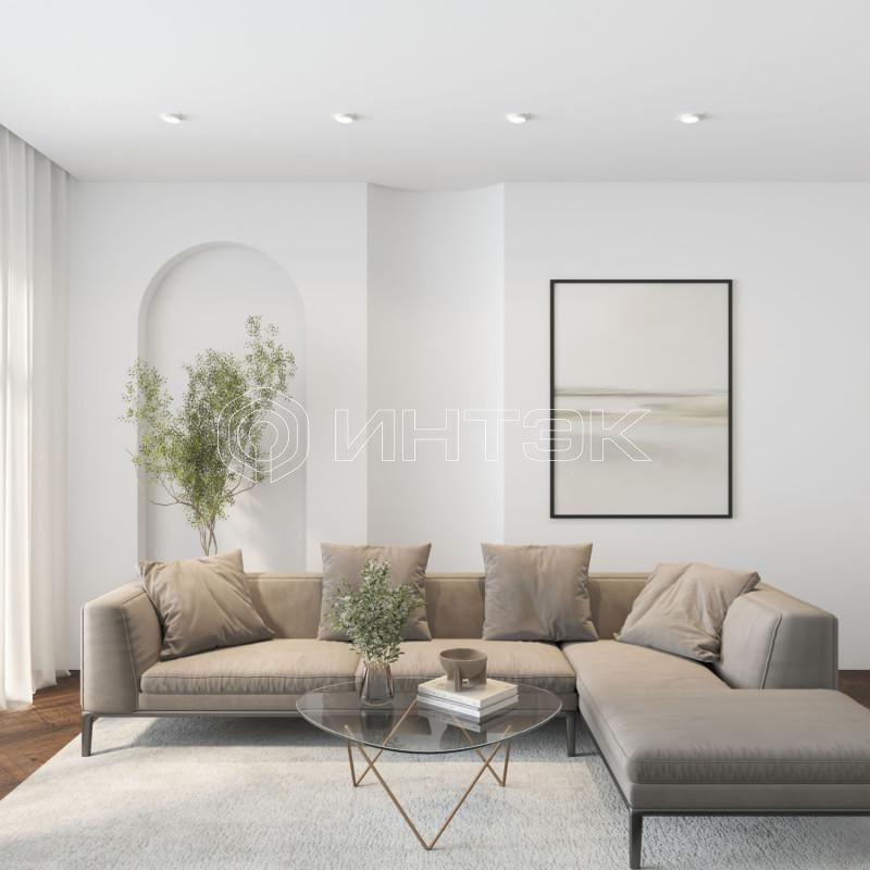 Светильник FLAT 15Вт GX53 IP20 LED встраив. алюм. бел. DENKIRS 772629 изображение, фото