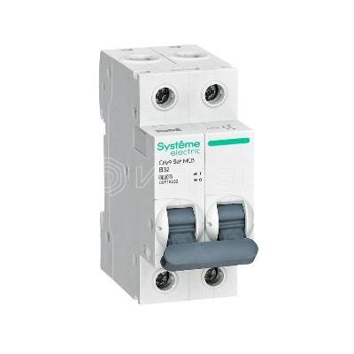 Выключатель автоматический 2п City9 Set (АВ) B 32А 6кА 230В Systeme Electric C9F16232