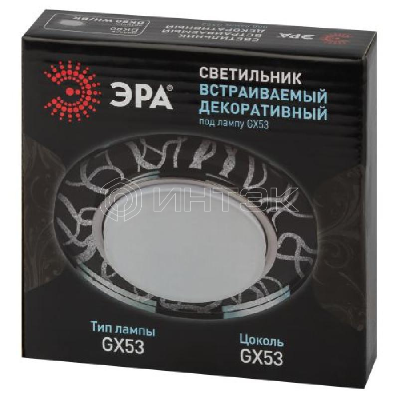 Светильник точечный DK80 WH/BK 13Вт GX53 220В бел./черн. ЭРА Б0019575 изображение, фото