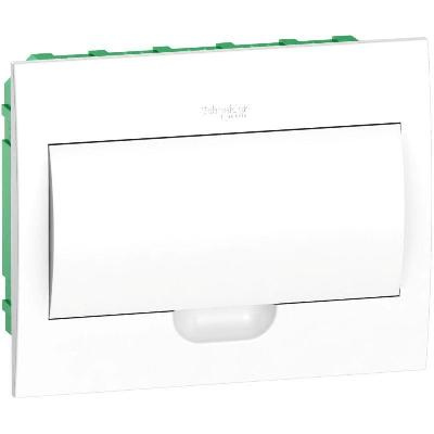 Бокс встраиваемый СП City9 Box 1 ряд 12мод IP40 IK07 63А 2 клеммы с бел. дверцей  Systeme Electric EZ9E112P2FRU изображение, фото