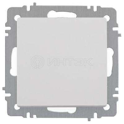 Выключатель 1-кл. СП Accent 6-101-01 10А IP20 250В AL/CU бел. Intro Б0063469 изображение, фото
