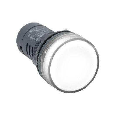 Лампа светосигнальная SB7 d22мм 230В AC бел. моноблочная Systeme Electric SB7EV07MP изображение, фото