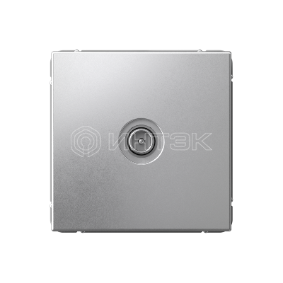 Розетка телевизионная оконечная TV ArtGallery 1дБ механизм алюм.  Systeme Electric GAL000391 изображение, фото