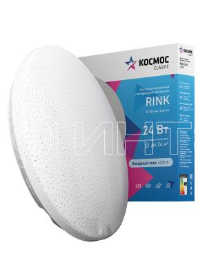 Светильник светодиодный Classic RINK 24Вт 6500К 1600лм 230В 330х62мм настен./потолочн. КОСМОС KCRin24W_6500 изображение, фото