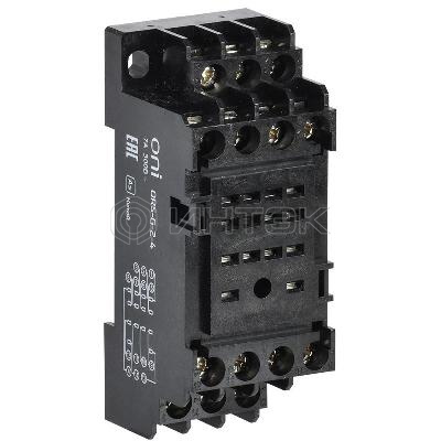Розетка ORS-G-2-4 для реле OGR-2 4C ONI ORS-G-2-4-G изображение, фото