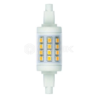 Лампа светодиодная LED-J78-6W/WW/R7s/CL PLZ06WH прозр. теплый бел. свет картон ТМ Uniel UL-00001554 изображение, фото