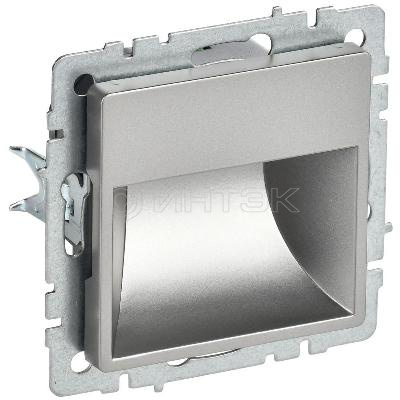 Подсветка светодиодная BRITE встраив. ПЛ20-БрС механизм сталь IEK BR-FL20-K46 изображение, фото