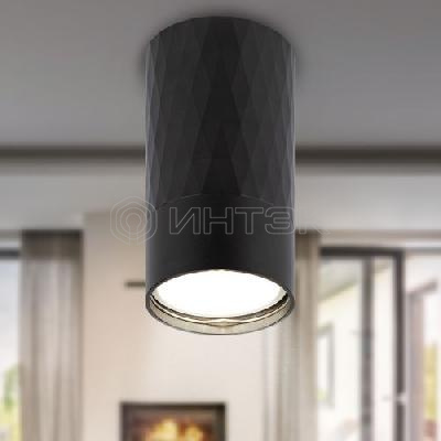 Светильник OL31 BK MR16 GU10 IP20 настен./потолочн. спот черн. Эра Б0056374 изображение, фото