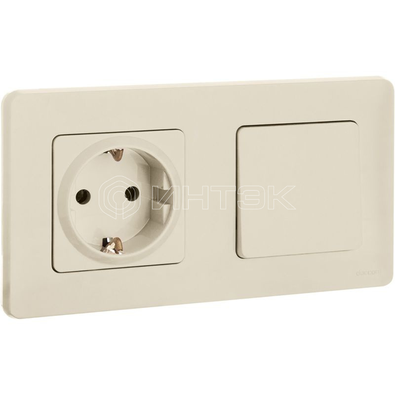 Выключатель 1-кл. Inspiria 10А IP20 250В 10AX механизм сл. кость IEK 673601 изображение, фото