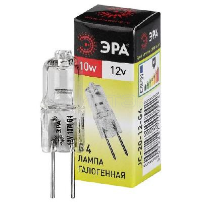 Лампа галогенная G4-JC-10W-12V ЭРА C0027367 изображение, фото