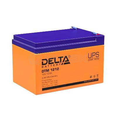 Аккумулятор UPS 12В 12А.ч DTM 1212 Delta 4614010050008 изображение, фото