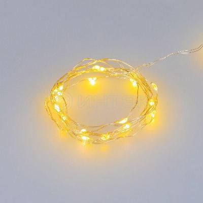 Гирлянда светодиодная ARD-DEW-HOME-2000-CLEAR-20LED-STD Yellow 3В Battery Pack IP20 Ardecoled 048703 изображение, фото