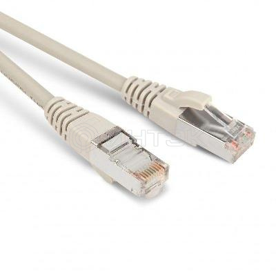 Патч-корд кат.5E F/UTP экранир. LSZH PC-LPM-STP-RJ45-RJ45-C5e-2M-LSZH-GY 2м сер. Hyperline 42337 изображение, фото