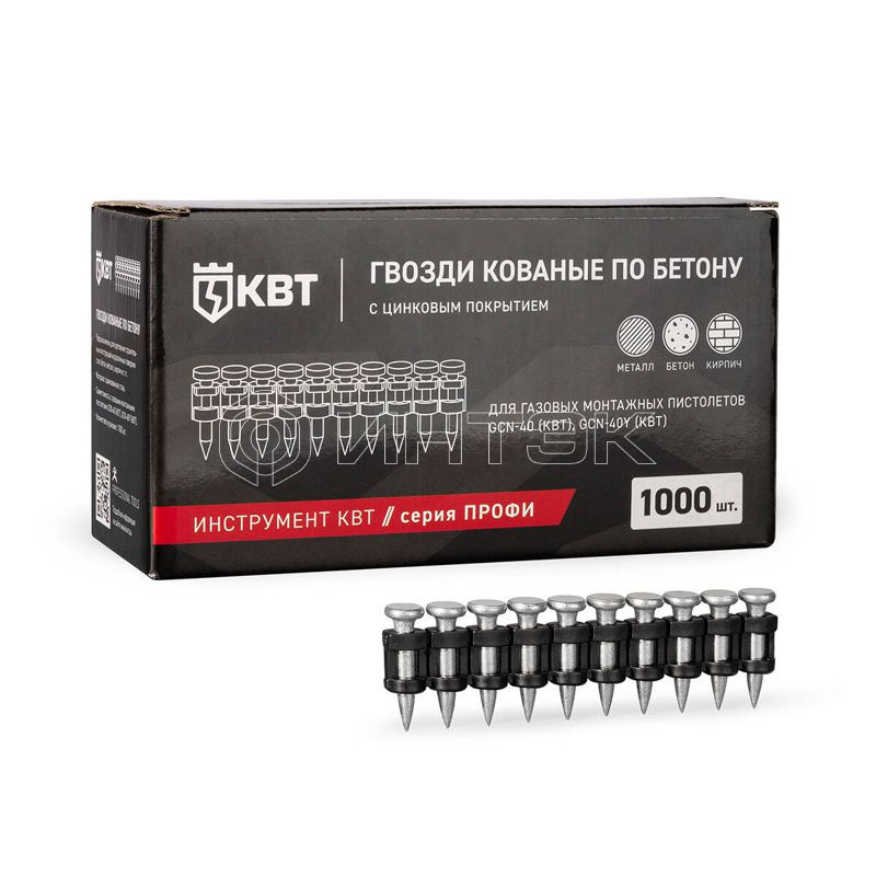 Гвоздь кованый по бетону GGN-3019MG ПРОФИ (уп.1000шт) КВТ 106197 изображение, фото