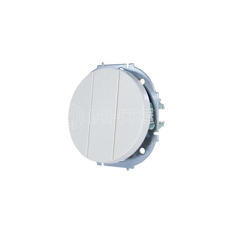 Выключатель 3-кл. СП O Systeme ElectricN механизм бел. LEZARD 743-0288-109 изображение, фото