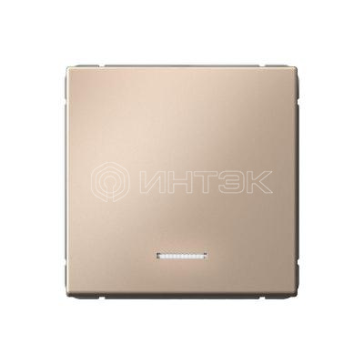 Выключатель 1-кл. ArtGallery (сх. 1а) 10AX с подсветкой механизм песочн.  Systeme Electric GAL001213 изображение, фото