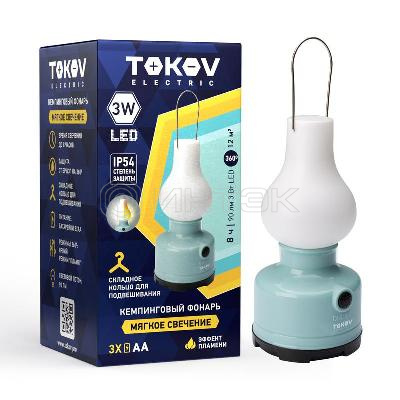 Фонарь кемпинговый на батарейках AAx3 TOKOV ELECTRIC TKE-KF-B-01 изображение, фото