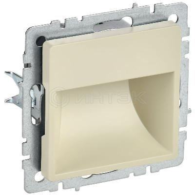 Подсветка светодиодная BRITE встраив. ПЛ20-БрКр механизм беж. IEK BR-FL20-K10 изображение, фото