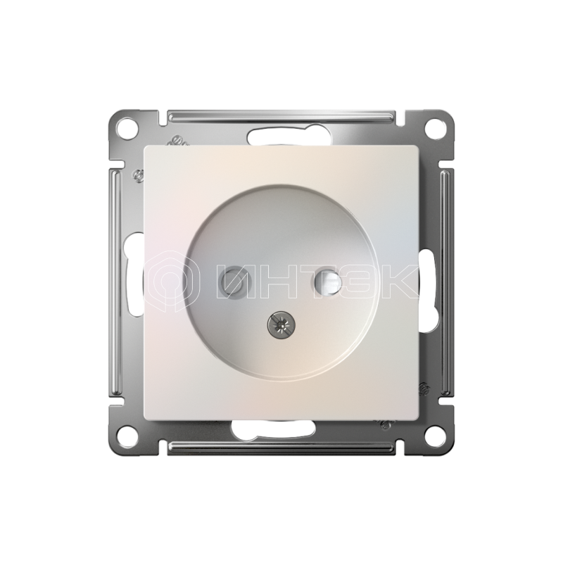 Розетка 1-м СП AtlasDesign 16А IP20 без заземл. защ. шторки механизм жемчуж.  Systeme Electric ATN000449 изображение, фото