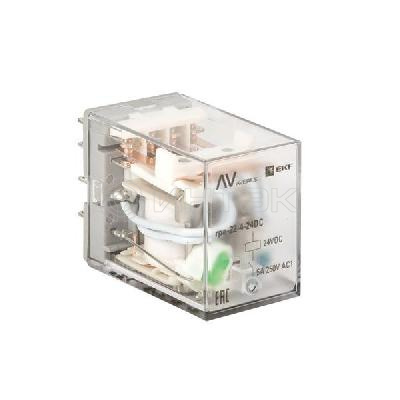 Реле промежуточное RPA 22/4 5А 24В DC AVERES EKF rpa-22-4-24DC изображение, фото