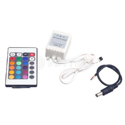 Контроллер RGB ZC-1000RC 12В 3х2А=72Вт (IR) JazzWay 3327385 изображение, фото