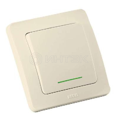 Выключатель 1-кл. СП Мастер 16А IP20 250В с индикацией сл. кость HEGEL ВС16-312-01 изображение, фото