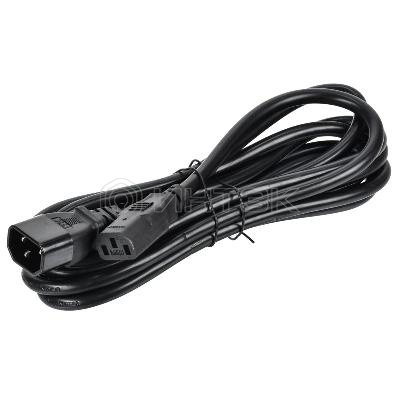 Кабель электропитания PDU 3х1.5 3м с разъемами С13-C14 ITK PC-C13C14-3M изображение, фото