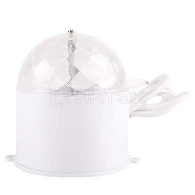 Лампа светодиодная "Диско" 6Вт шар 3LED RGB 230В IP20 в компакт. корпусе Neon-Night 601-252 изображение, фото