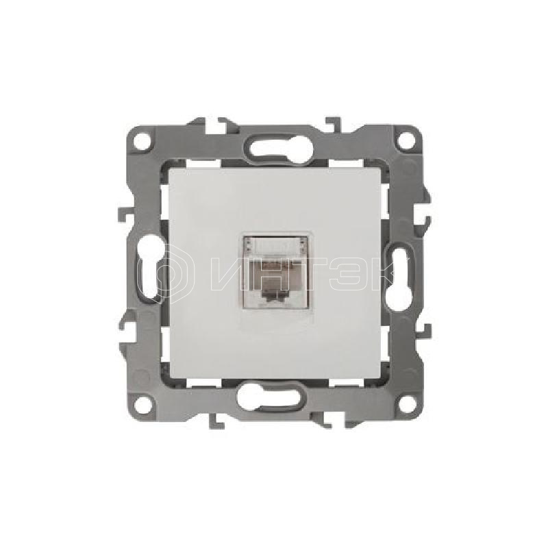 Розетка компьютерная Эра12 12-3107-01 RJ45 бел. Эра Б0014723 изображение, фото