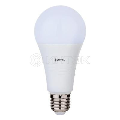 Лампа светодиодная PLED-SP 25Вт A65 5000К холод. бел. E27 230В/50Гц JazzWay 5018082A изображение, фото