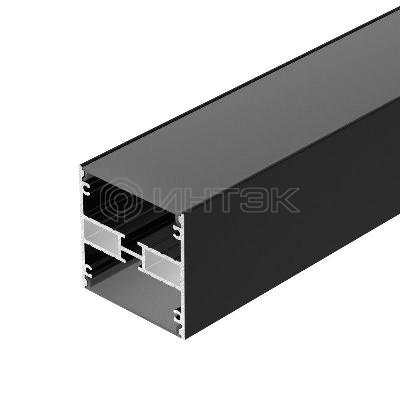 Профиль LINE-5050-DUAL-3000 ANOD BLACK L3000 алюм. Arlight 047487 изображение, фото