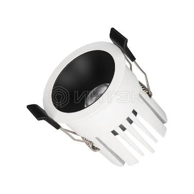 Светильник светодиодный MS-ATLAS-BUILT-R58-10W Day4000 (WH-BK 35 deg 230В) IP20 металл Arlight 033651(1) изображение, фото