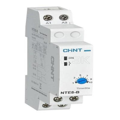 Реле времени NTE8-120B (задержка времени включения) 12-120с 1НО AC 230В (R) CHINT 258459 изображение, фото