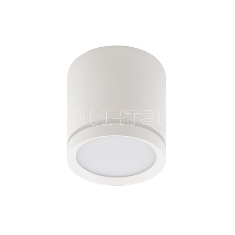 Светильник 5Вт 3000К IP20 LED накладной алюм./акрил бел. DENKIRS 566881 изображение, фото